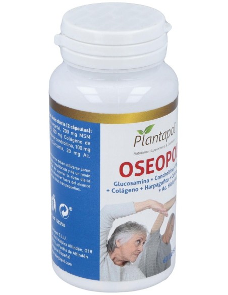 Plantapol Oseopol Glucosamina + Condroitina + Msm + Colageno + H