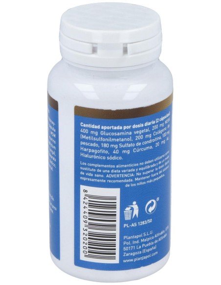 Plantapol Oseopol Glucosamina + Condroitina + Msm + Colageno + H