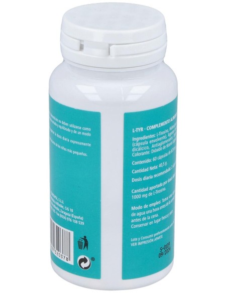 Plantapol L Tyr Tirosina 60Caps