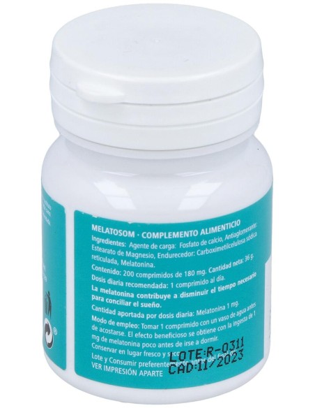 Melato-Som (Melatonina 1Mg.) 200Comp.