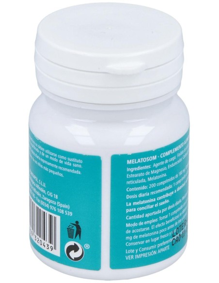 Melato-Som (Melatonina 1Mg.) 200Comp.