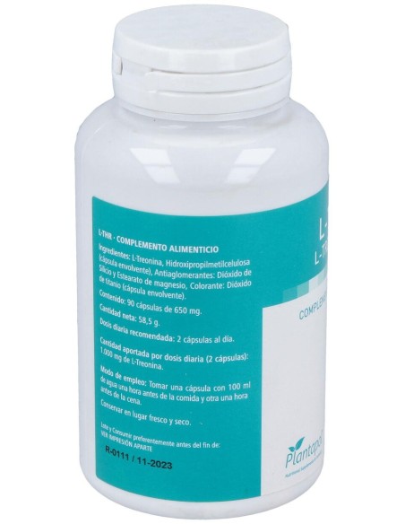 Plantapol L-Thr Treonina 90Caps
