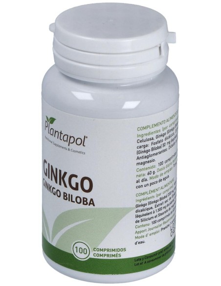 Plantapol Ginkgo Biloba 100 Comprimidos