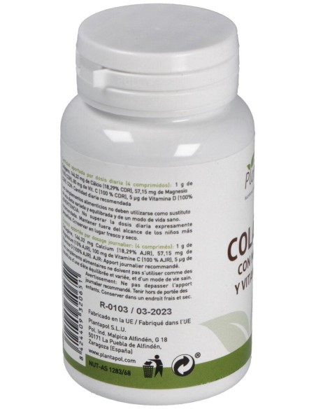 Plantapol Colageno Con Magnesio Y Vitamina C Y D 120Comp