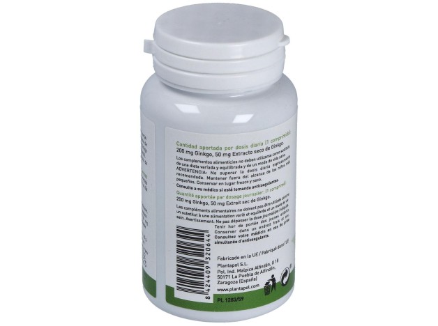 Plantapol Ginkgo Biloba 100 Comprimidos