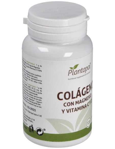Plantapol Colageno Con Magnesio Y Vitamina C Y D 120Comp