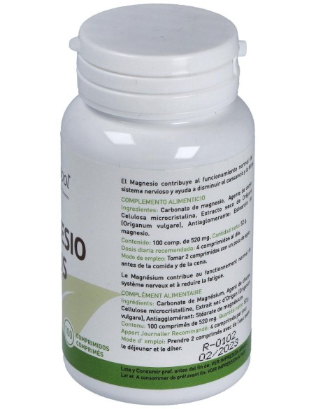 Plantapol Magnesio Plus 100 Comprimidos