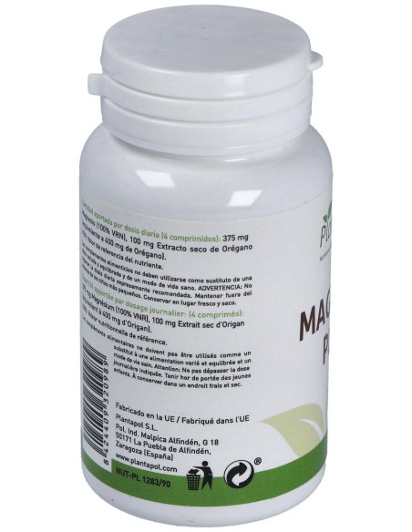 Plantapol Magnesio Plus 100 Comprimidos