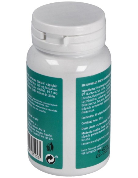 Six Dophilus Forte 60Cap.