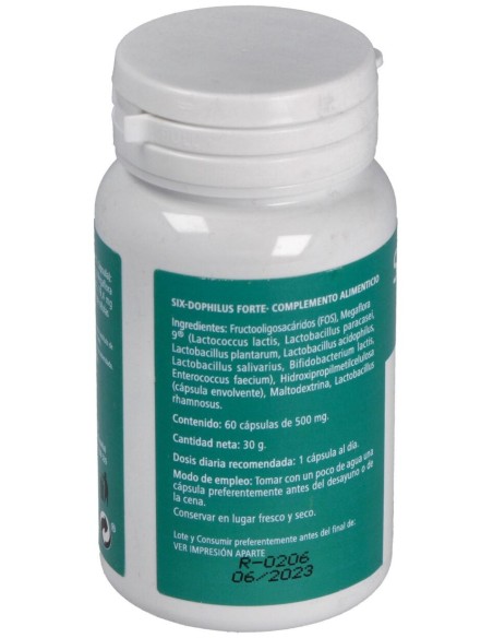 Six Dophilus Forte 60Cap.
