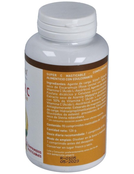 Plantapol Vitamina Super C Masticable 60Comp
