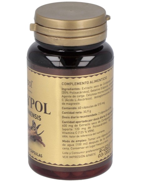 Cordypol Cordyceps + Vit C 60Cap.