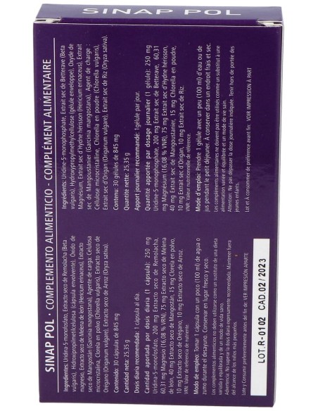 Plantapol Sinap Pol 30Caps
