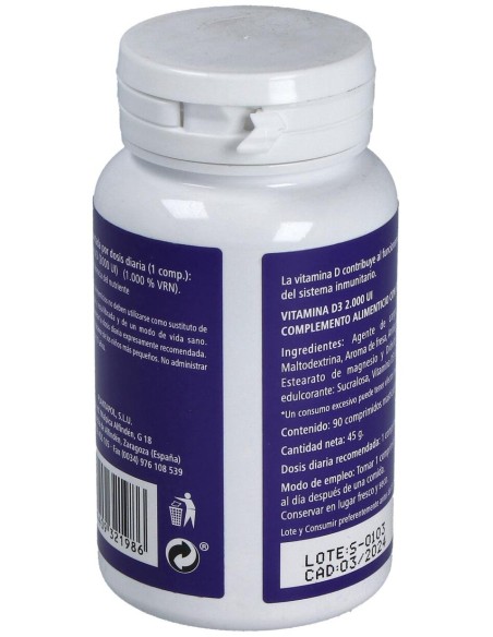 Plantapol Vitamina D3-2000 Ui 90Comp