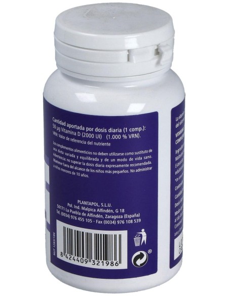 Plantapol Vitamina D3-2000 Ui 90Comp