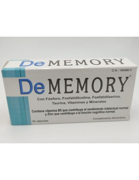 De Memory 30 Caps