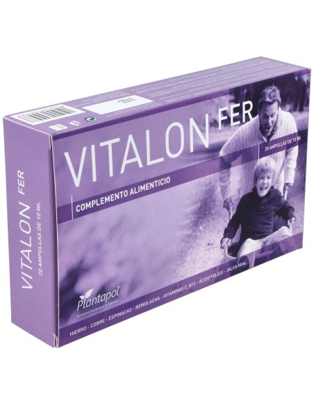 Vitalon Fer (J.Real+Hierro+Oligoelementos) 20Amp.