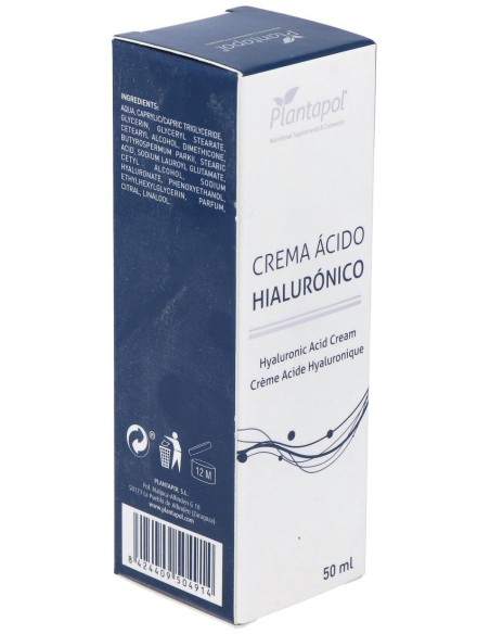 Plantapol Crema Ácido Hialurónico 50Ml