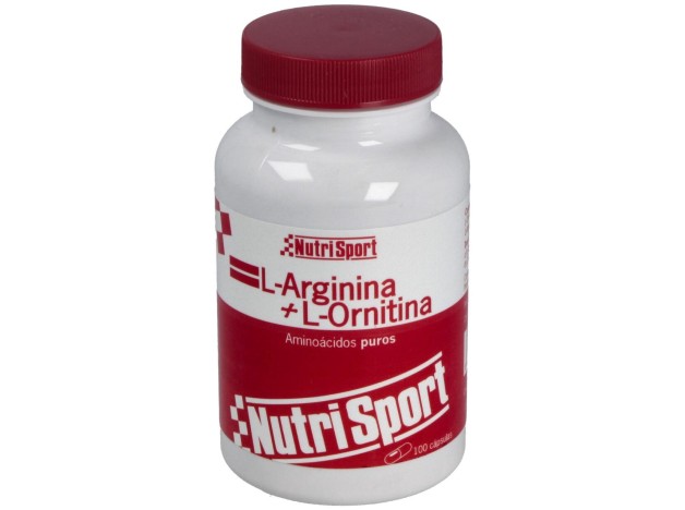 Nutrisport L-Arginina + L-Ornitina 100 Caps 500Mg