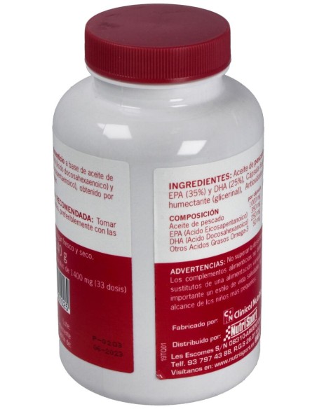 Omega 3 1400Mg. Epa Y Dha 100Cap.