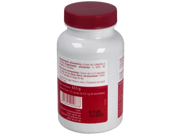 Nutrisport L-Arginina + L-Ornitina 100 Caps 500Mg