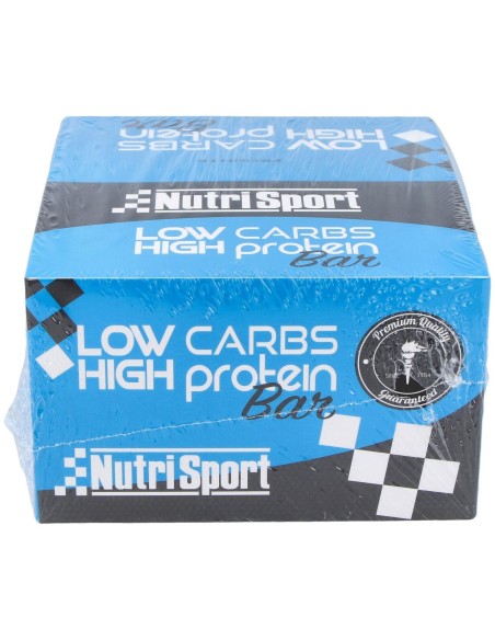 Nutrisport Barritas Low Carbs Brownie 16 Uds
