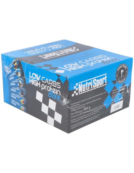 Nutrisport Barritas Low Carbs Cookies%26Cream 16 Uds