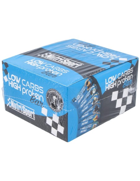 Nutrisport Barritas Low Carbs Brownie 16 Uds