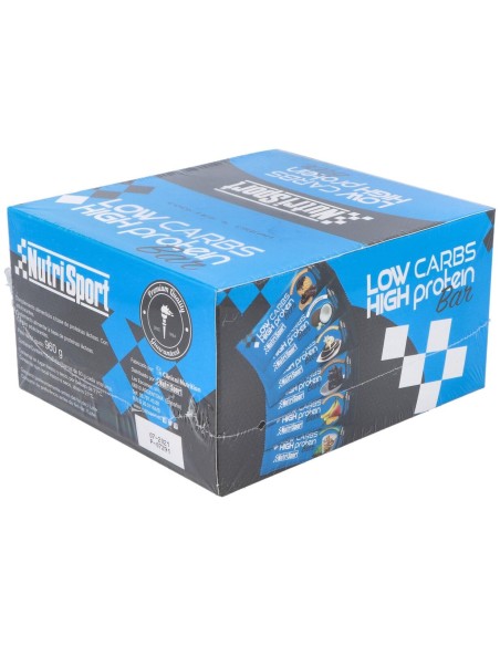 Nutrisport Barritas Low Carbs Cookies%26Cream 16 Uds
