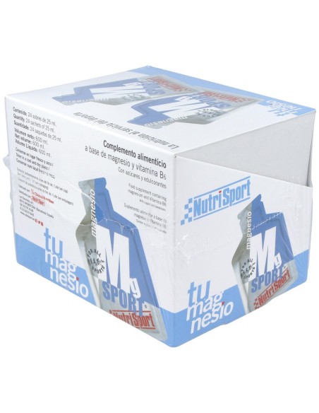 Magnesio Liquido Calambres Caja 24Sbrs.
