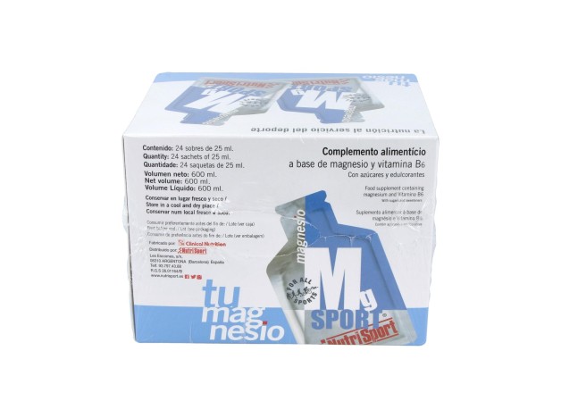 Magnesio Liquido Calambres Caja 24Sbrs.