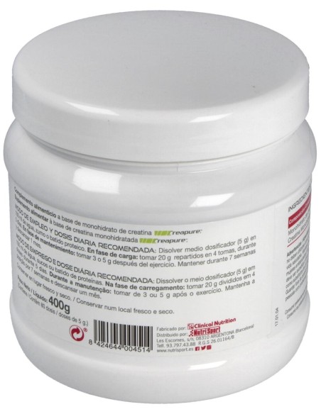 Nutrisport Creatina Monohidrato Creatina Polvo 400G
