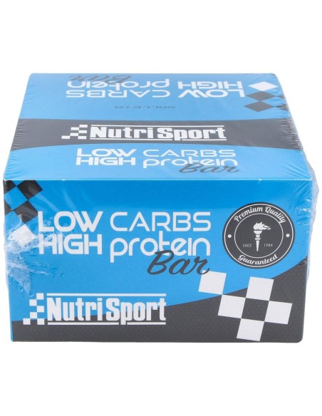 Nutrisport Barritas Low Carbs Chocolate-Galleta 16 Uds