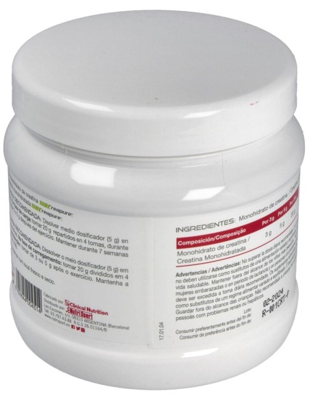 Nutrisport Creatina Monohidrato Creatina Polvo 400G