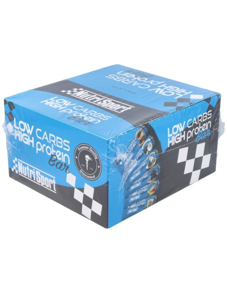 Nutrisport Barritas Low Carbs Chocolate-Galleta 16 Uds