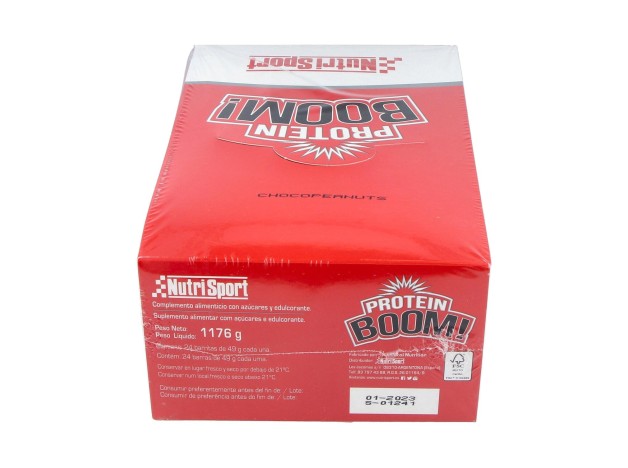 Protein Boom Barritas Chocopeanuts 24Ud.