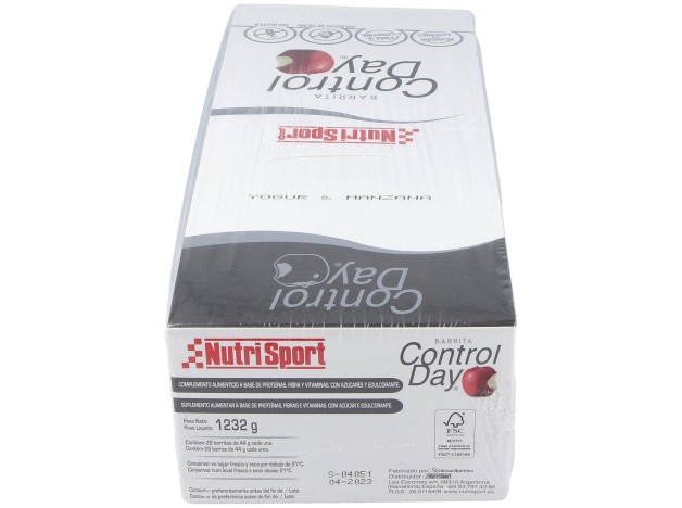 Nutrisport Caja Controlday Yogur Manzana 28Uds
