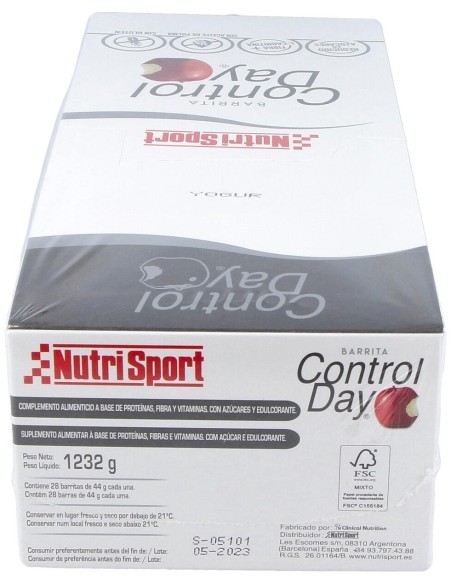 Barrita Yogurt Controlday Caja 28Unid.
