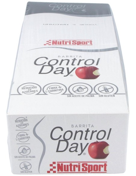 Nutrisport Caja Controlday Yogur Manzana 28Uds