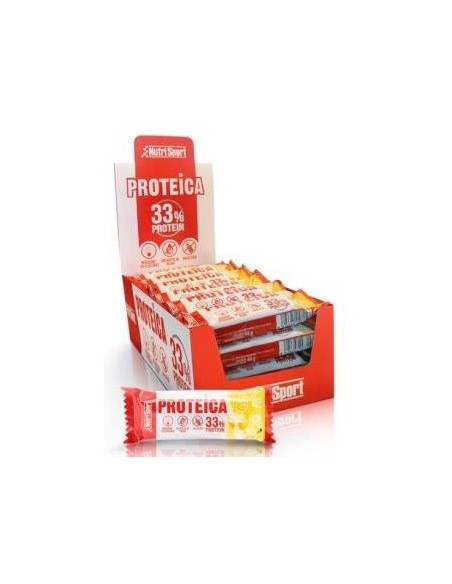 Barrita Proteica Platano Caja 24Unid.