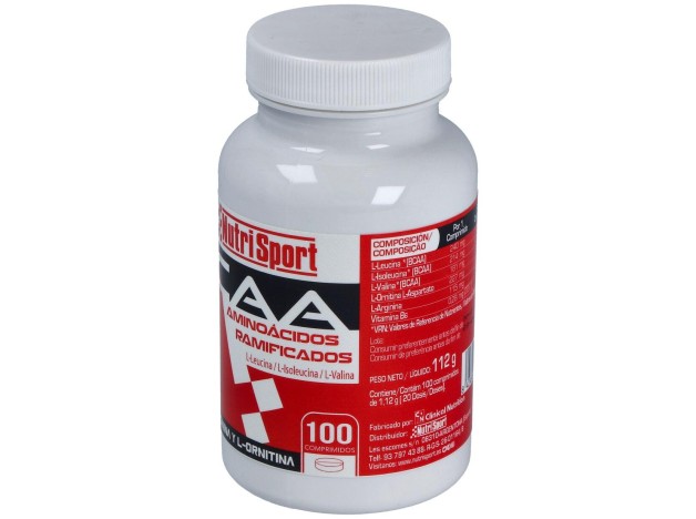 Nutrisport Aminoácidos Ramificados 100 Comprimidos