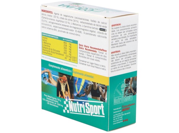 Nutrisport Colina Inositol Plus+ Té Verde 120Comp