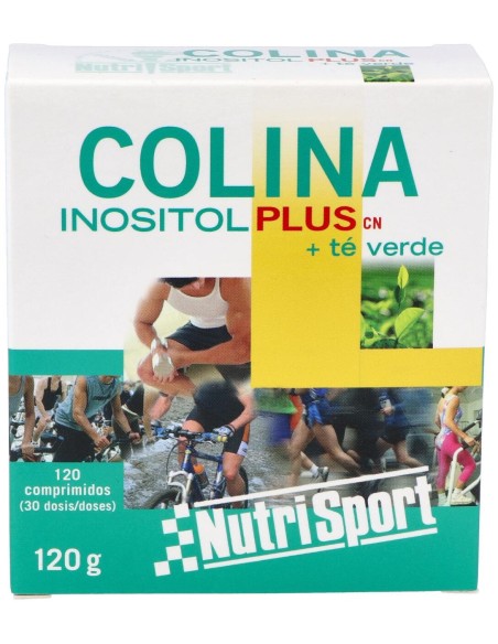 Nutrisport Colina Inositol Plus+ Té Verde 120Comp