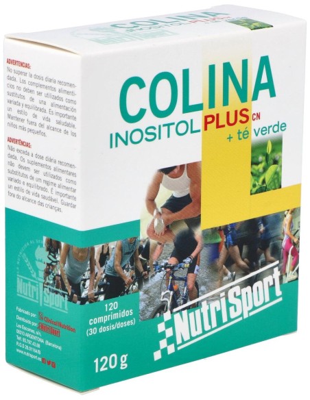 Nutrisport Colina Inositol Plus+ Té Verde 120Comp