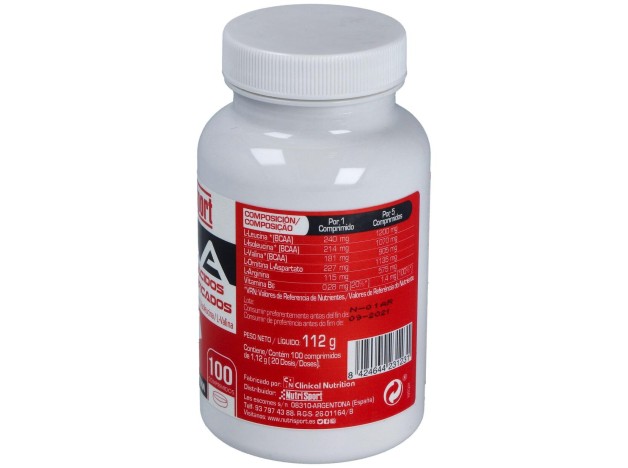 Nutrisport Aminoácidos Ramificados 100 Comprimidos