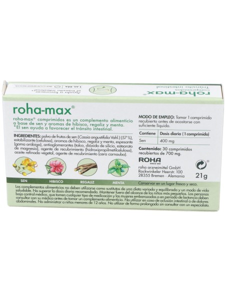 Tránsito Intestinal 30 Comprimidos