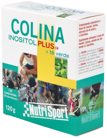 Nutrisport Colina Inositol Plus+ Té Verde 120Comp