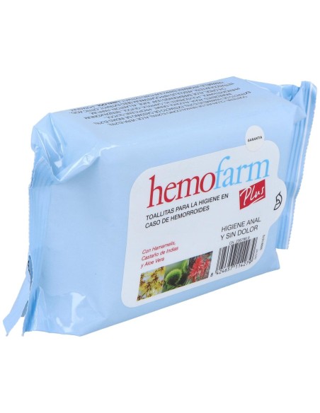 Hemofarm Plus Hemorroides 40Toallitas