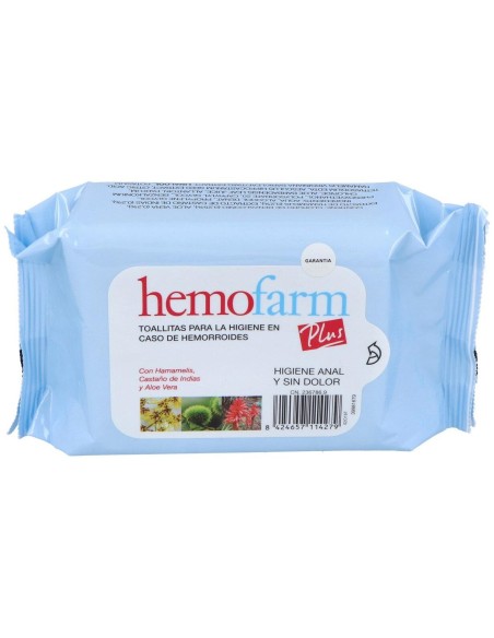 Hemofarm Plus Hemorroides 40Toallitas