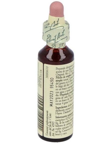 Flores Bach Red Chestnut Castaño Rojo 20Ml.